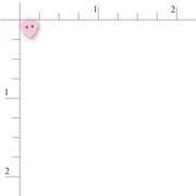 Tiny Perfect Pink Heart Button