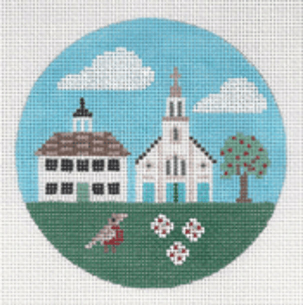 PP874DQ - Travel Round: Connecticut (Village Green)