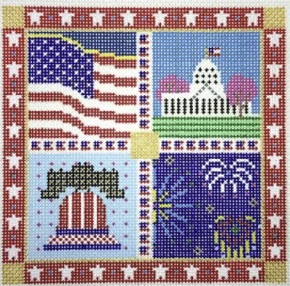 PP885AE - 5" Square: All-American