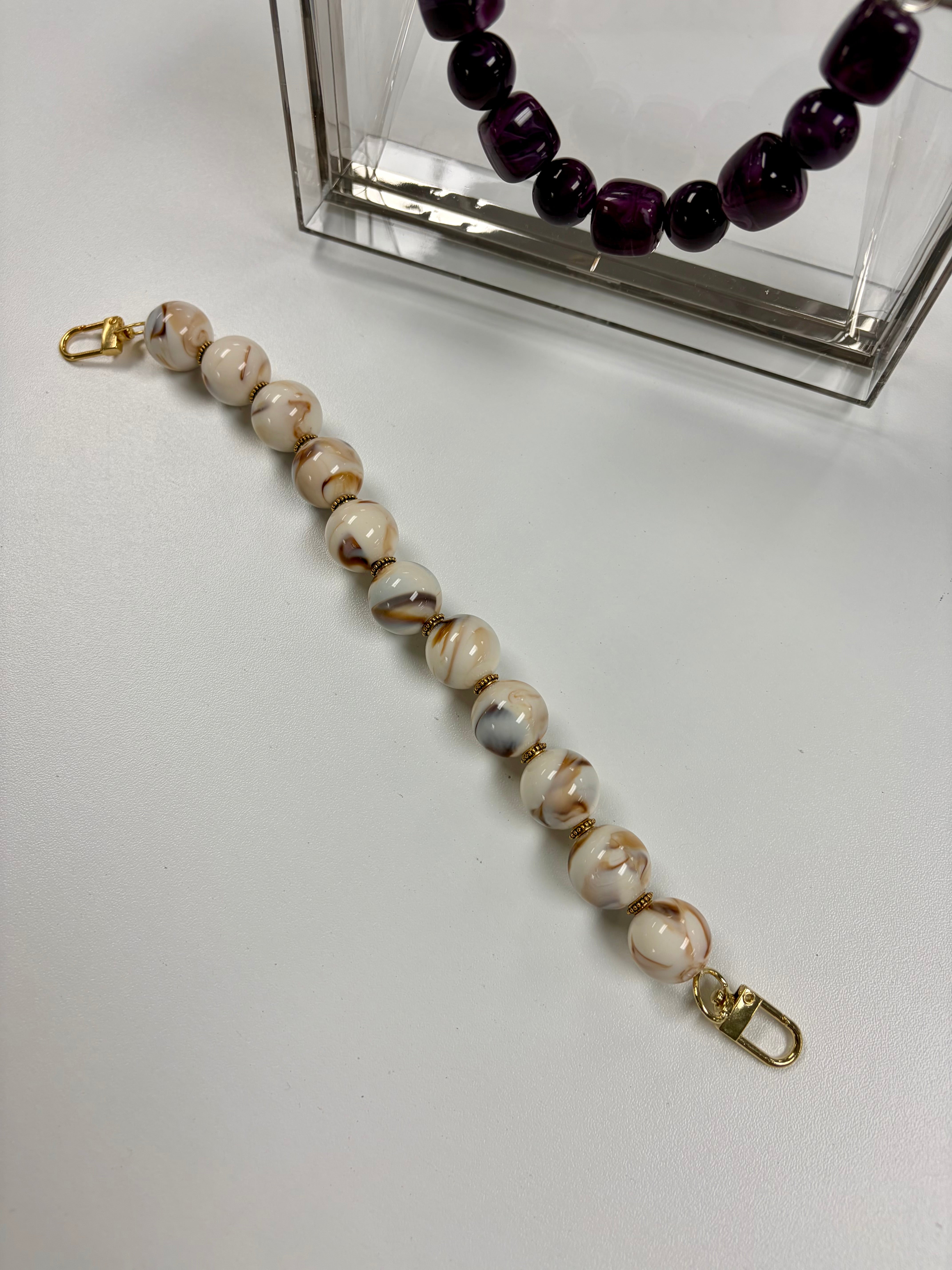 Charming Beads Clutch Strap