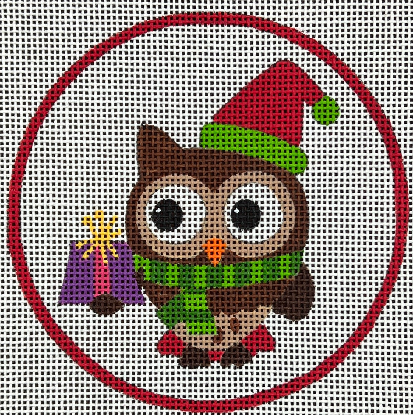 EJ-30G - Owl with Purple Present