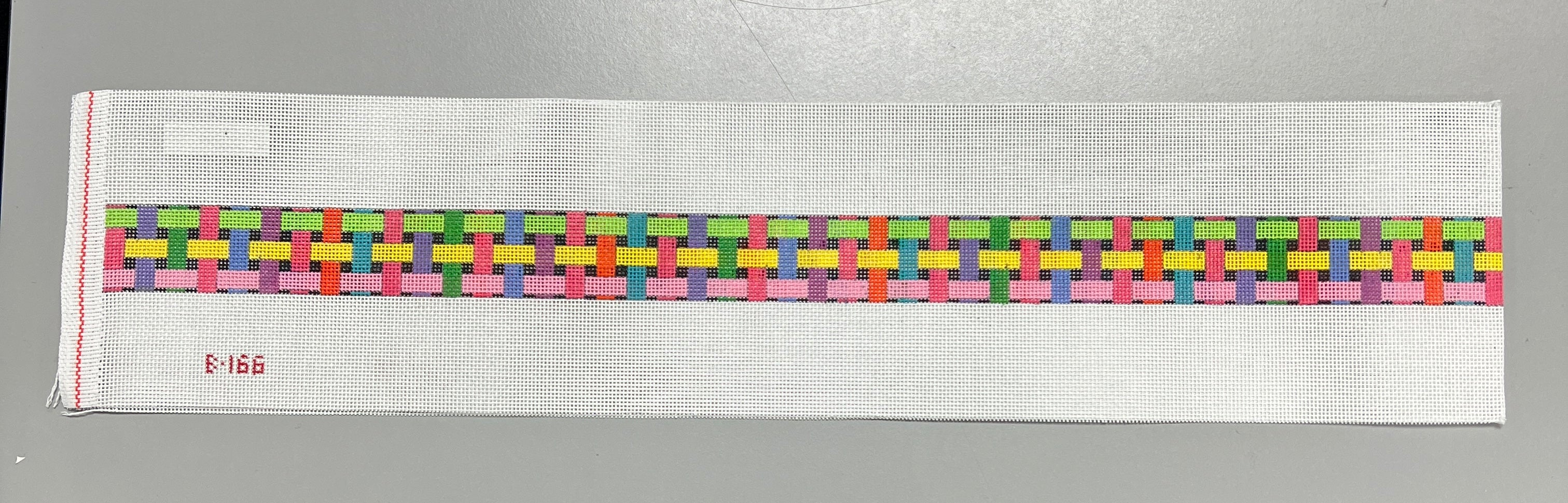B166 - Multi-Colored Ribbons Belt