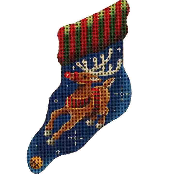 96F - Reindeer Mini Sock