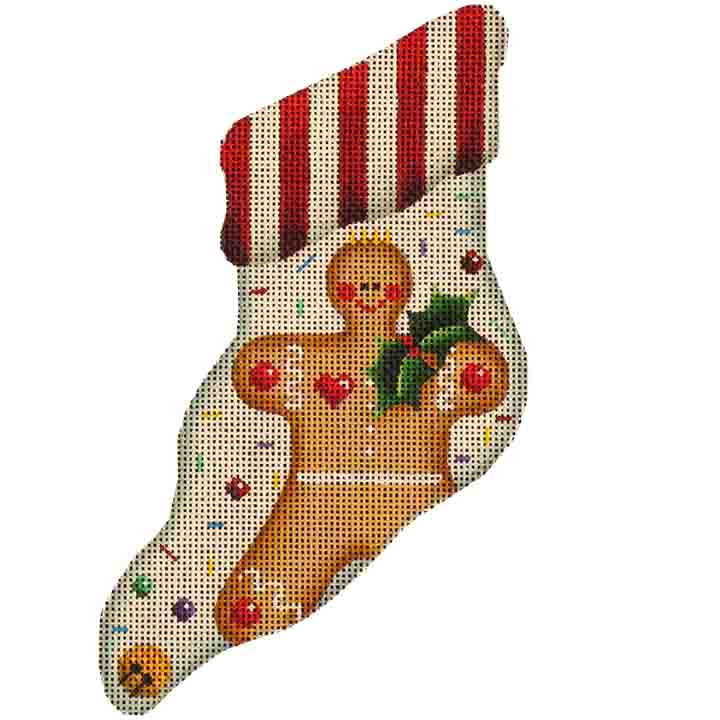 96G - Gingerbread Mini Sock