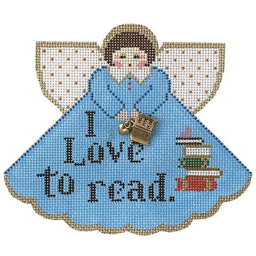 PP996JK - Angel: I Love to Read (Blue)