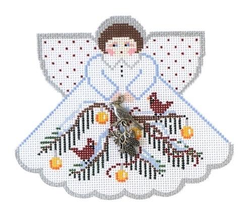 PP996DU - Angel: Christmas Cardinals (White)