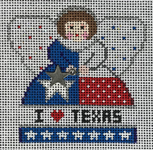 PP999BF - Mini-Angel: Texas Flag