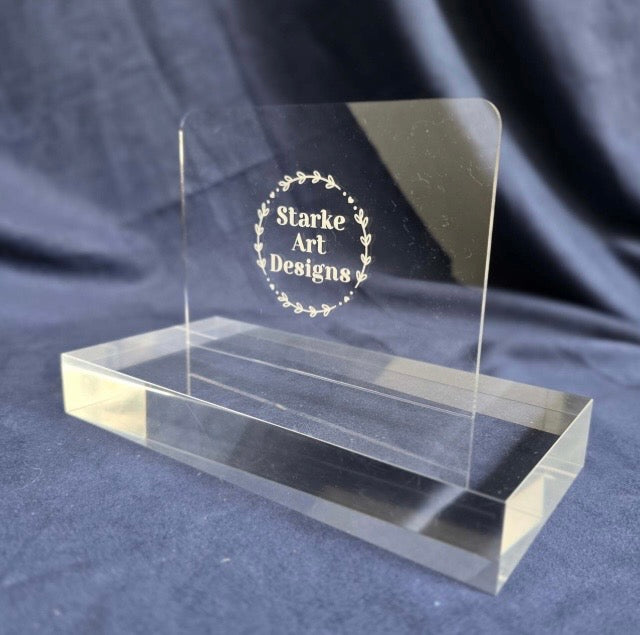 Acrylic Stands & Bases - Starke Art