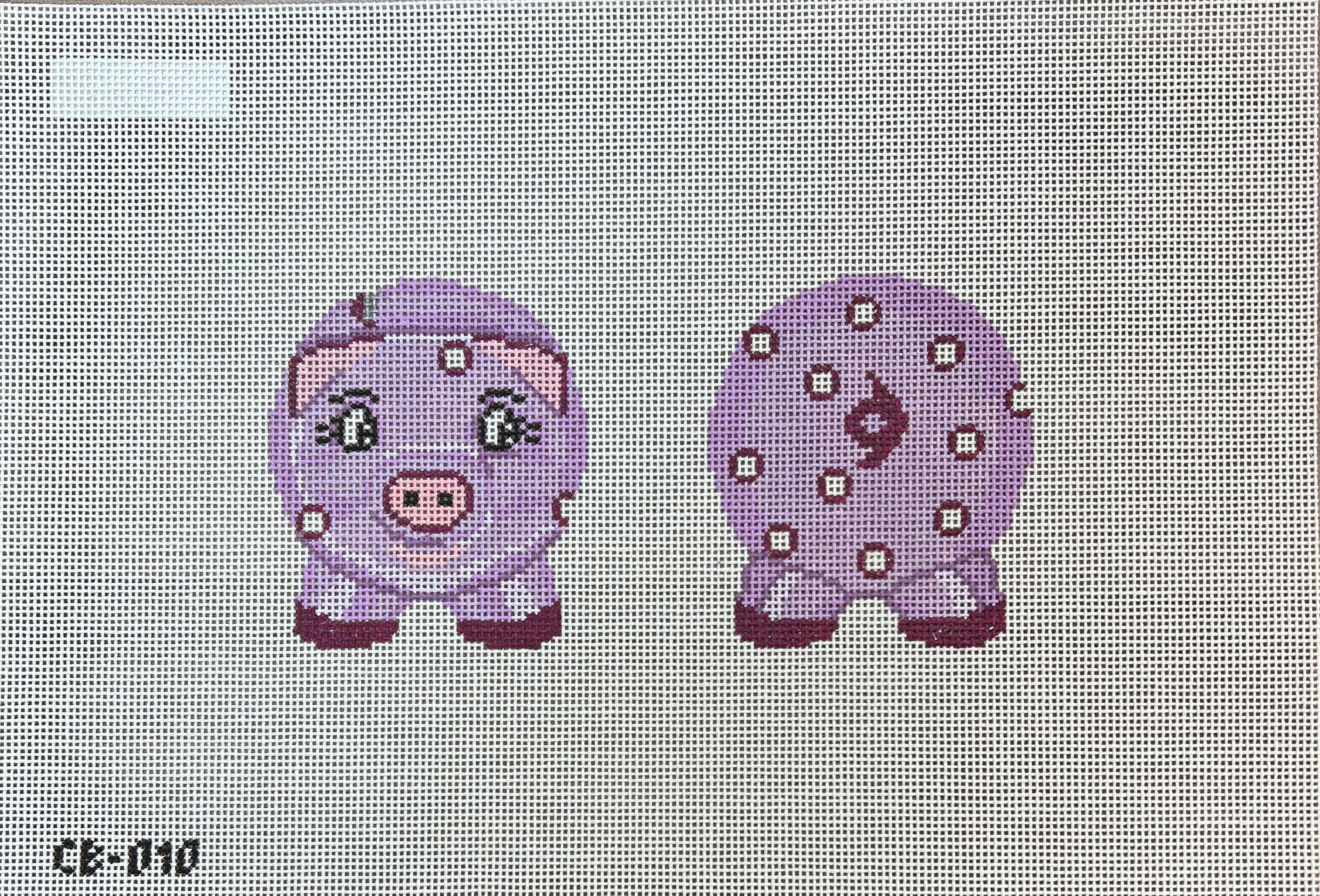 CB 010- Purple Piggy Bank
