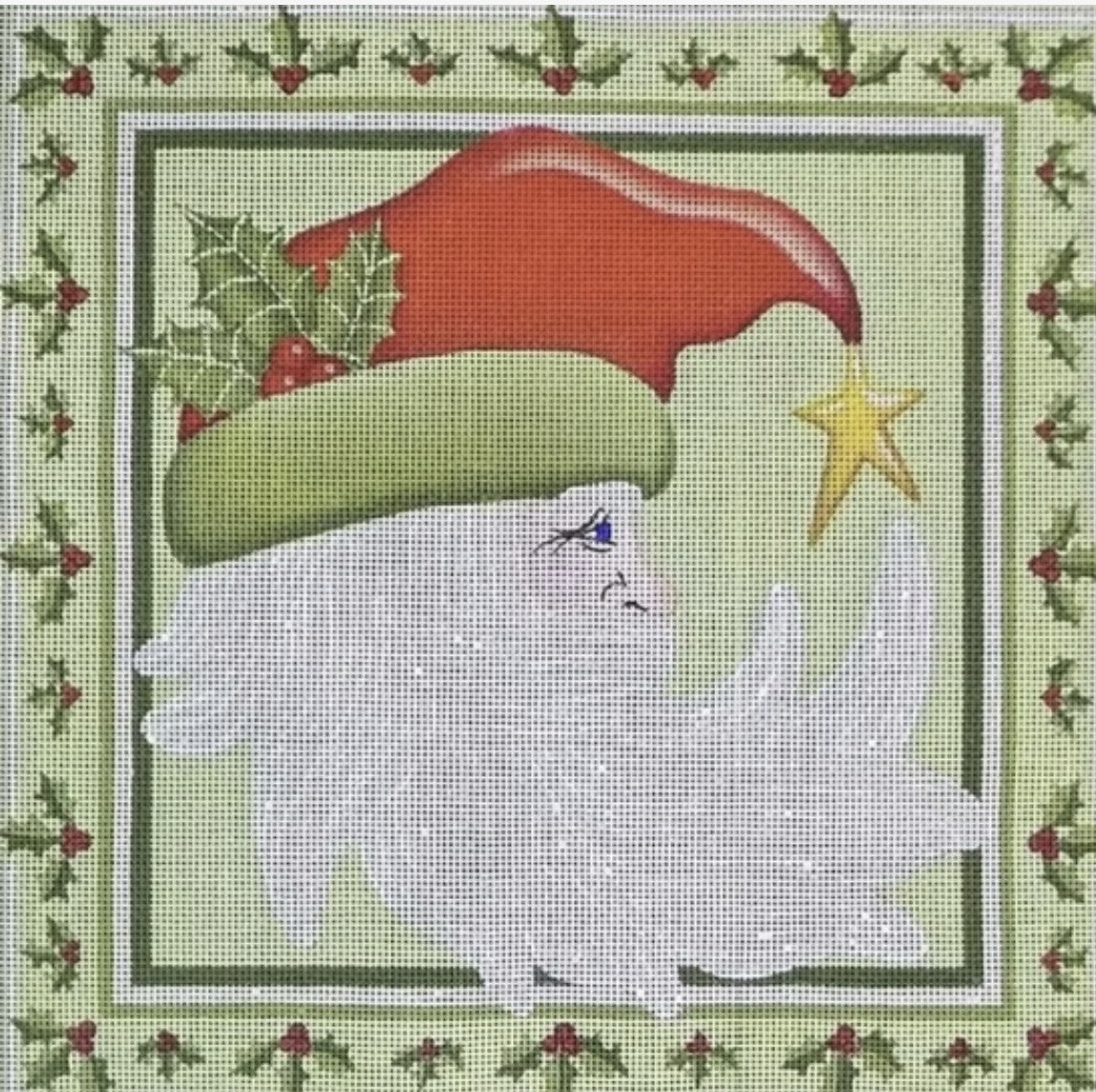 AA-22 - Poinsettia Santa with Star