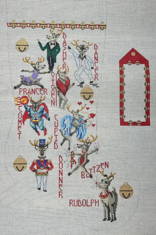 AB40 - Reindeer Stocking and Tag