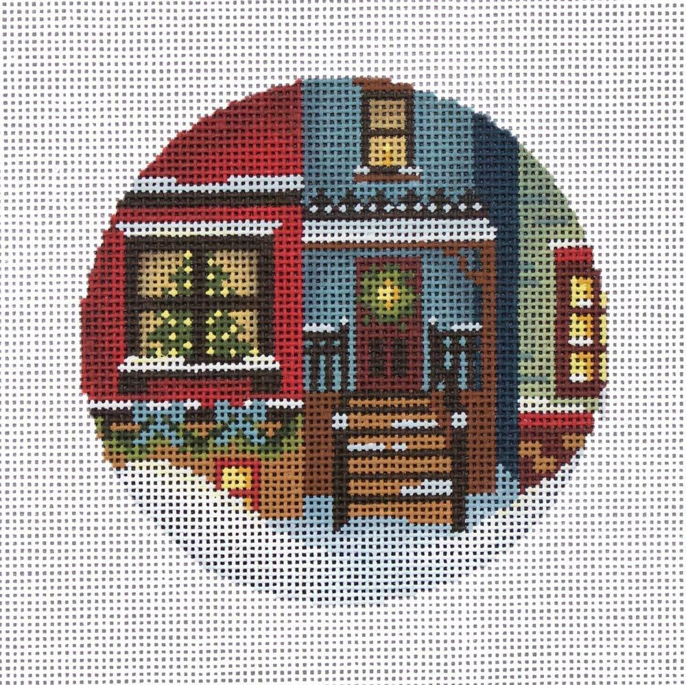AC034 - Christmas Eve Town Ornament