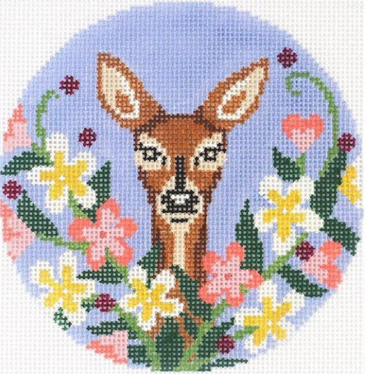 AC056 - Wildflower Doe Ornament