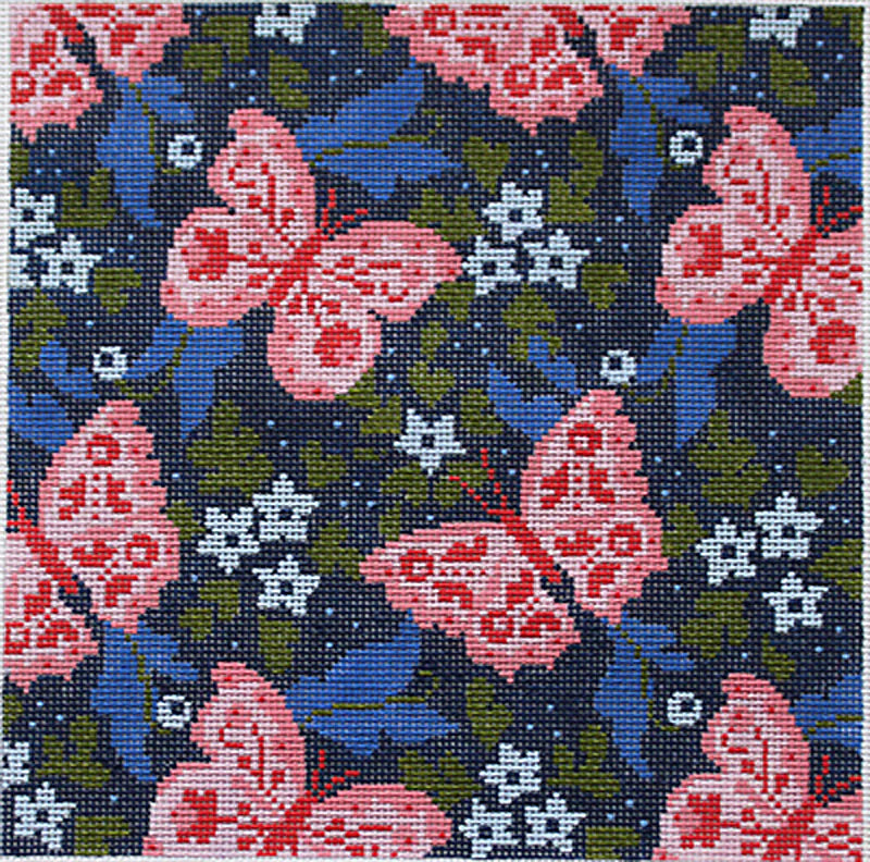 AC121 - Pink Butterfly Garden