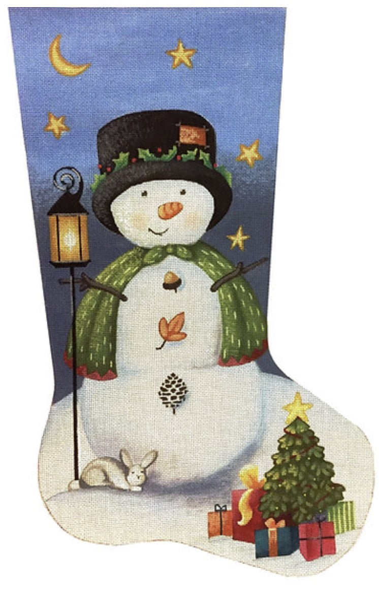ADXS104 - Starry Night Snowman Stocking