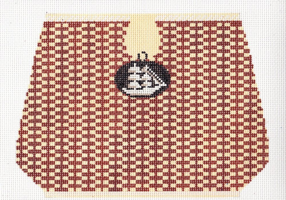 AF04Ship - Large Nantucket Basket with Ship