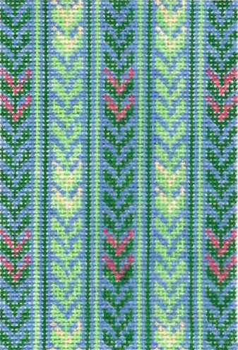 AF144 - Blue Sky Trellis Passport Cover Insert