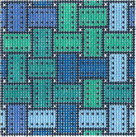 AF165B - 4" Ribbon Insert - Blue Haze