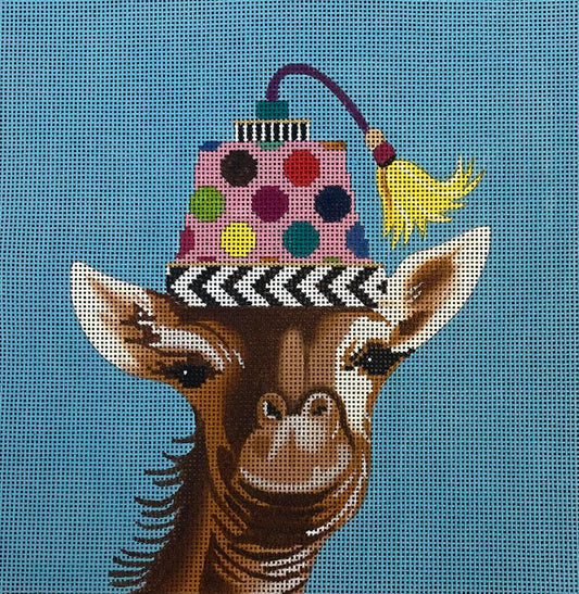 AN353 - Giraffe in Hat