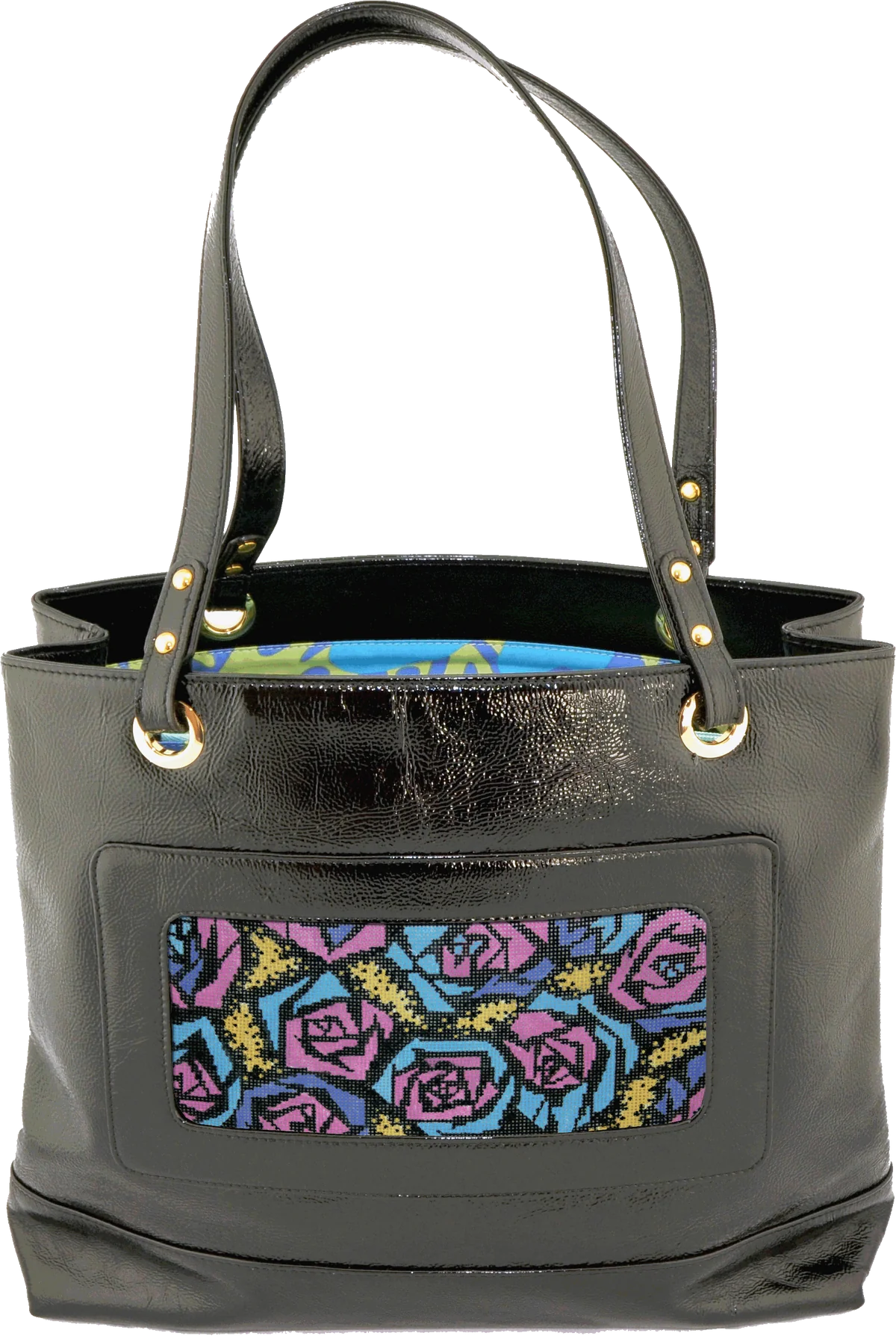 BAG54 - Patent Leather Tote