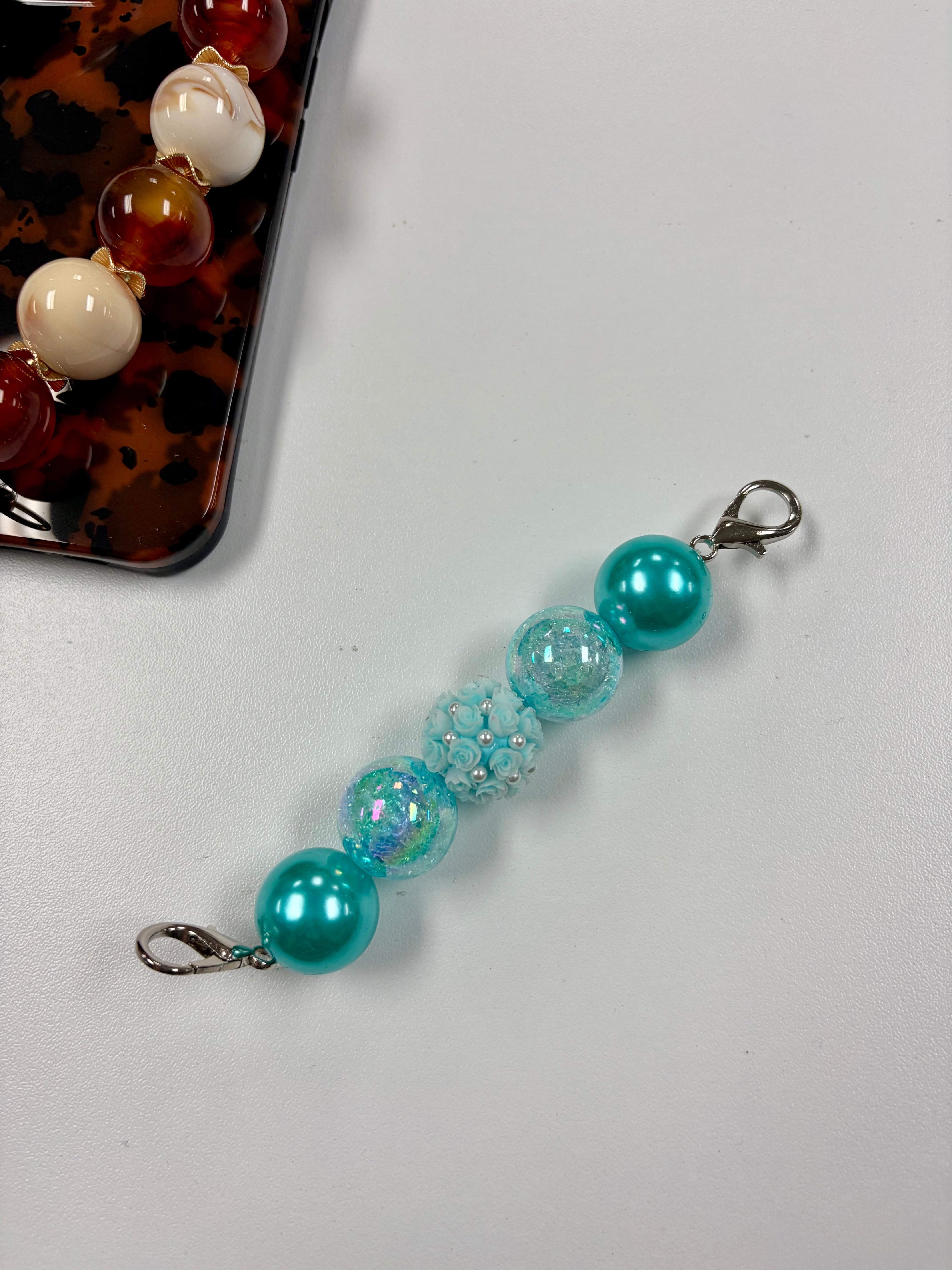 Charming Beads Phone Strap & Attachments (Case not included)