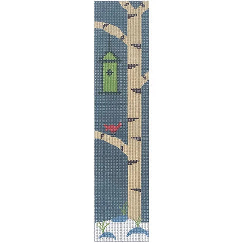 BKM103 - Bird House in Birch Bookmark