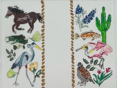 BW02 - Texas Wildlife Clutch/Eyeglass Case