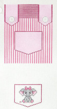 C-10 - Overalls - Pink, Elephant