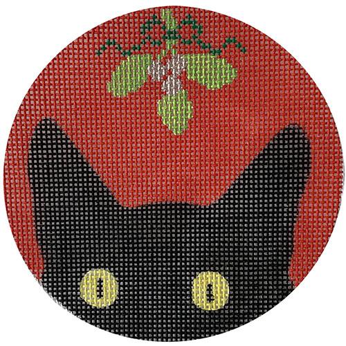 C102D - Mistletoe Kitty Ornament