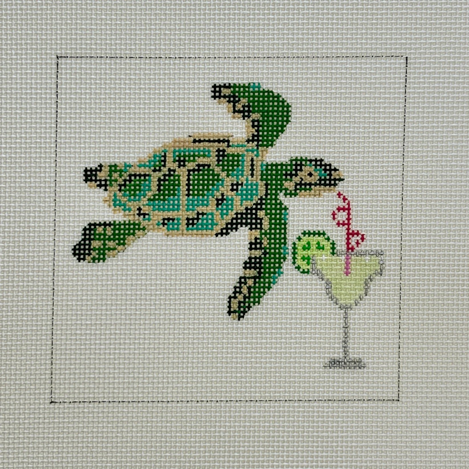 C4 - Boozy Sea Creatures: Sea Turtle & Margarita