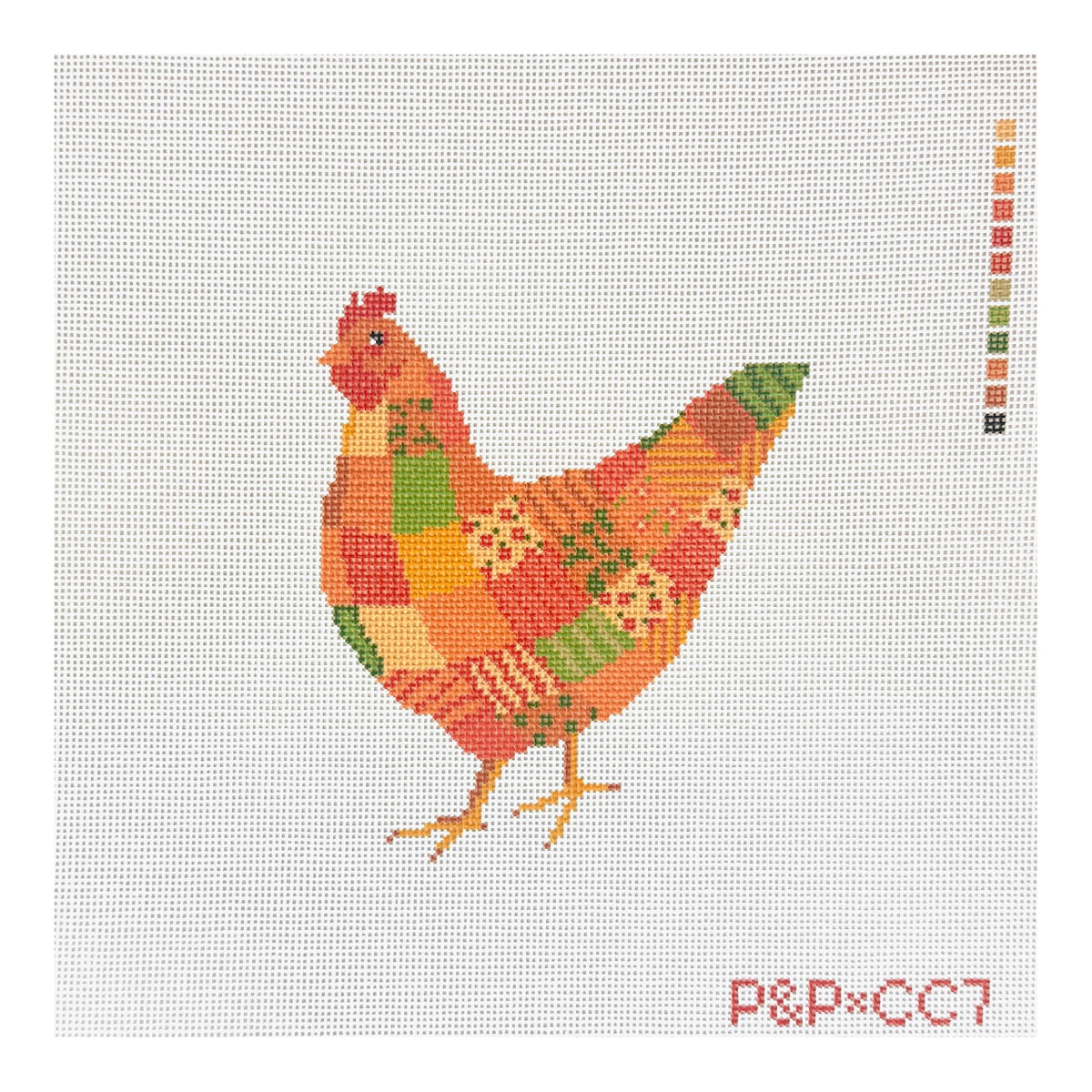 P&P CC7 - Patchwork Hen