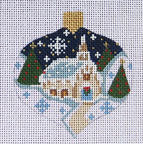 CH-07 - Winter Church Ornament