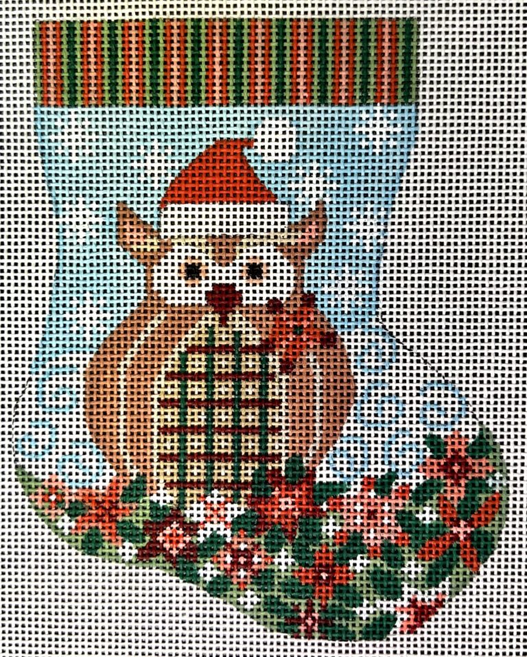 CH-1117 - Owl Mini Stocking