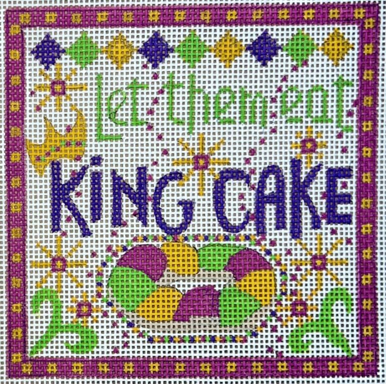 CH-1203 - Let Them Eat King Cake Square