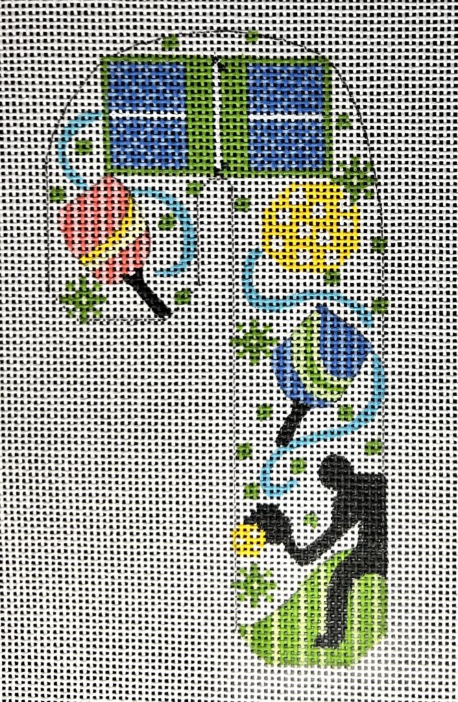 CH-1211 - Pickleball Candy Cane