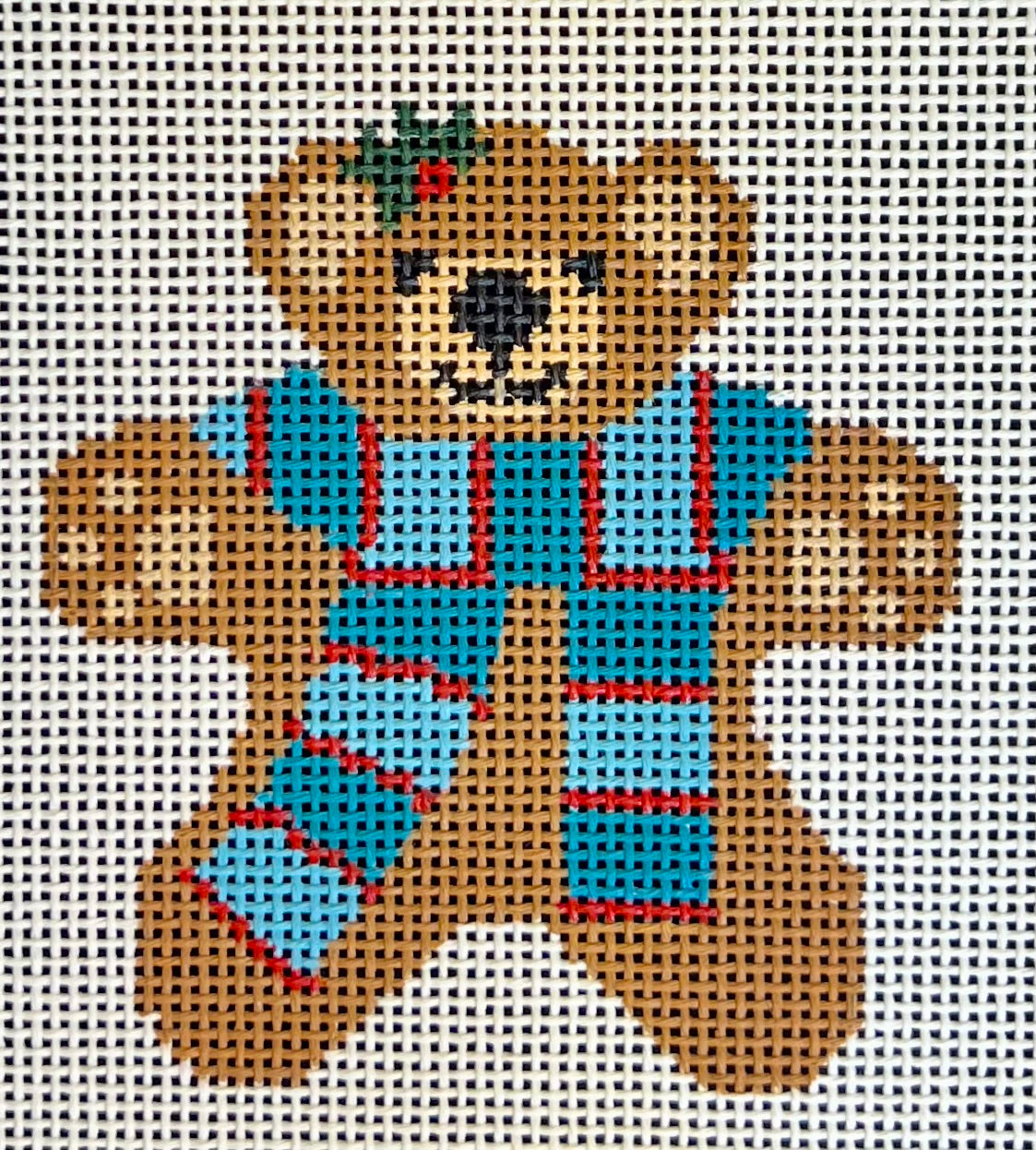 CH-1260 - Teddy Bear Ornament - Stripes