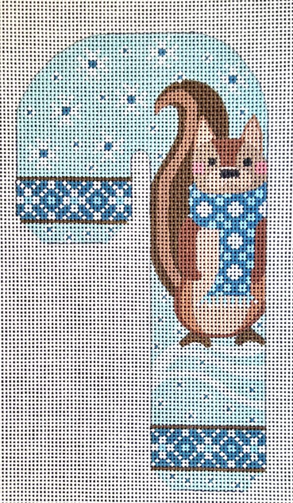 CH-1266 - Woodland Creatures Candy Cane - Squirrel