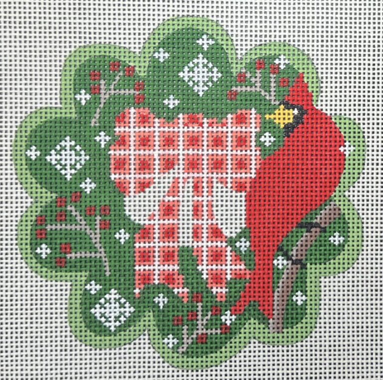 CH-1298 - Wreath Ornament - Cardinal