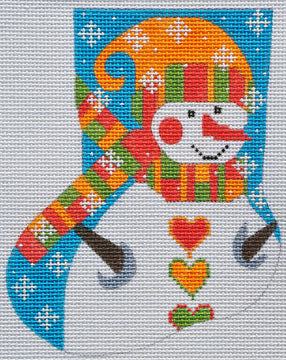 CH-162 - Snowman Mini Stocking