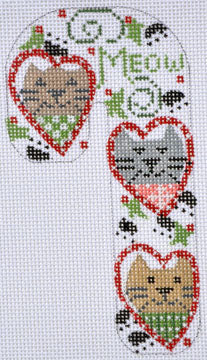 CH-242 - Cat Heart Candy Cane