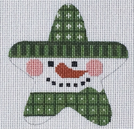 CH-259-13 - Green Snowman Star