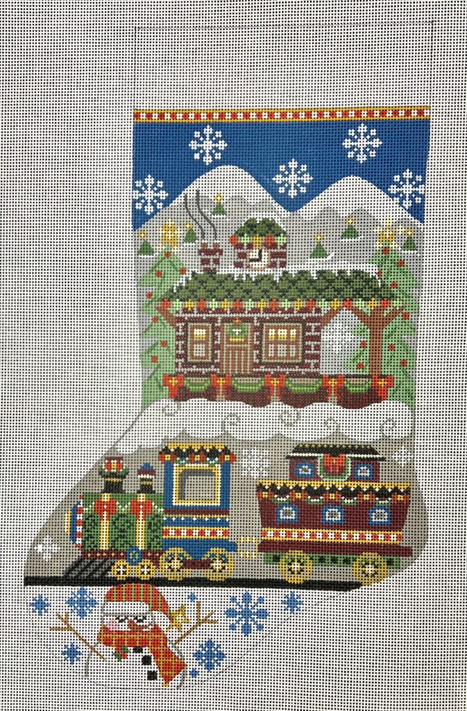 CH-645 - Christmas Train Stocking
