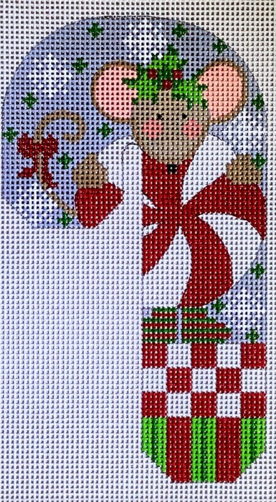 CH-689 - Mouse with Peppermint Candy Cane