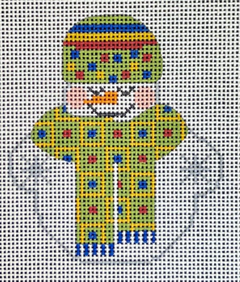 CH-725 - Snowman with Dotted Scarf
