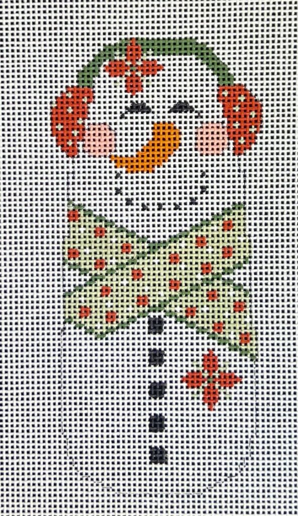 CH-850 - Green Scarf Snowman