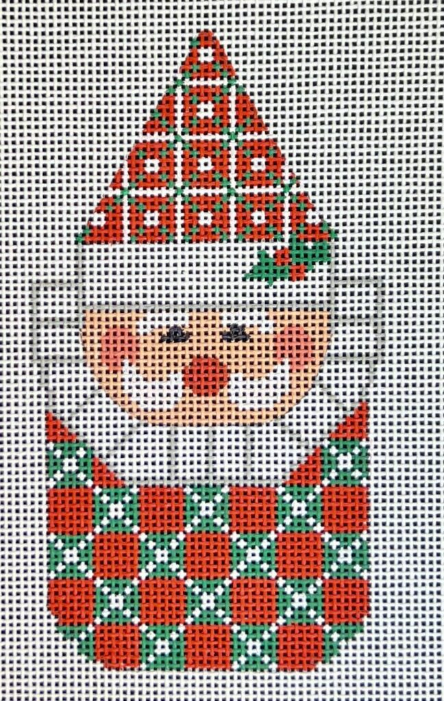 CH-855 - Red and Green Santa