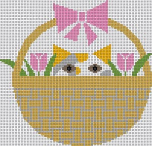 CH-B015 - Baskit Kat Tulips