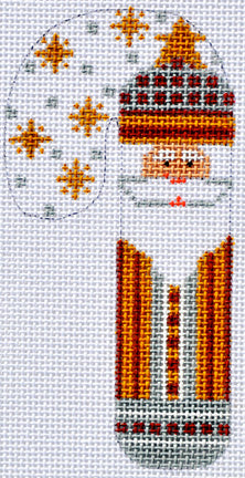 CH-FA-06 - Golden Santa Candy Cane