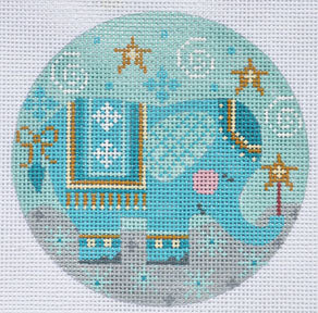 CH-NP-06 - Blue Round Elephant