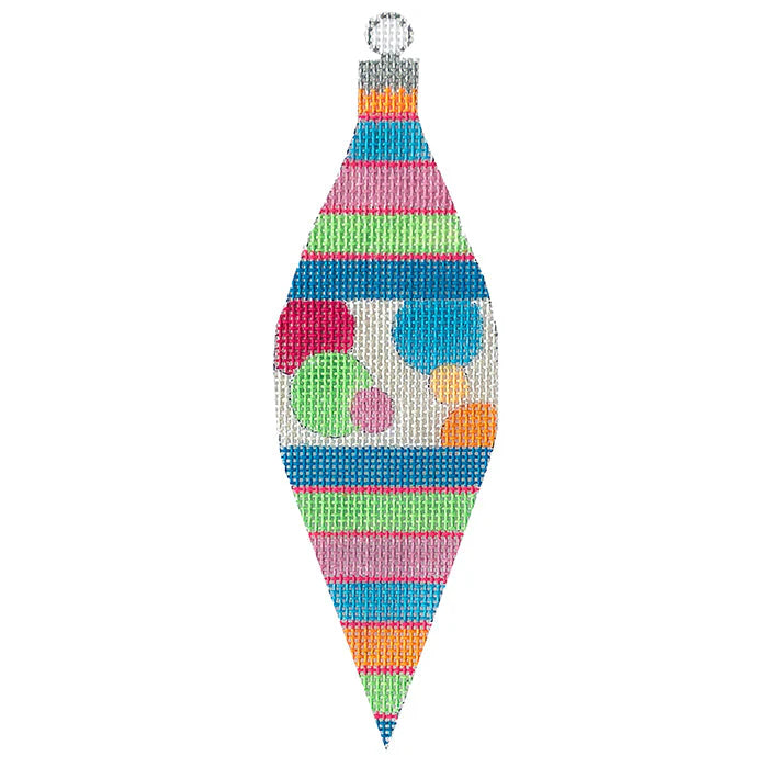 CH120A - Atomic Christmas Bubbles Teardrop Ornament